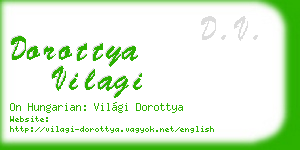 dorottya vilagi business card